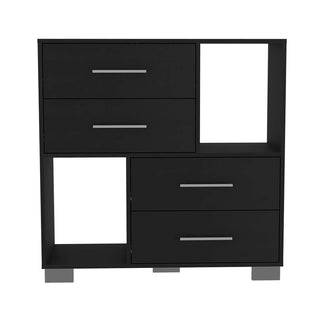 Dresser Hetzs, Bedroom, Black