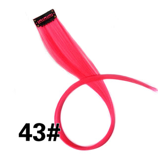 Buy 43 Alileader Clip on Hair Extension 57Color Ombre Straight Hair Extension Clip in Hairpieces High Temperature Faber Hair Pieces