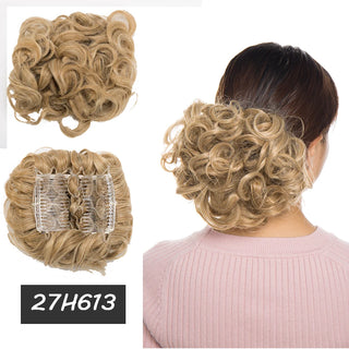 Buy 27h613 BENEHAIR Synthetic Scrunchy Hair Bun Messy Hair Bun Curly Chignon Hairpiece for Women Hair Combs Clip in Hair Extension Updo