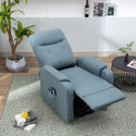 Massage Recliner Chair Electric Power Lift Chairs With Side Pocket, Adjustable Massage and Heating Function for Adults A