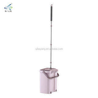 Buy pueple Factory Directly Sale Flat Squeeze Mop Hand-Free Wringing Floor Cleaning Mop Magic Automatic Spin Self Cleaning Mop