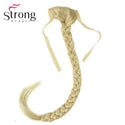 StrongBeauty Blonde Long Fishtail Braid Ponytail Extension Synthetic Clip in Hairpiece COLOUR CHOICES