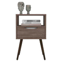 Nightstand  Fugaz, Bedroom, Dark Walnut