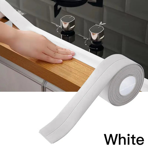 100/200/320cm Bathroom Kitchen Self Adhesive Sealing Tape Shower Sink Bath Caulk Strip Waterproof Wall Sticker Sink Edge Tapes