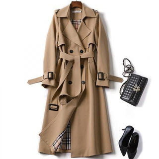 ANSZKTN Fall Winter Wholesale Long Trench Coats Women Military Style Plus Size Overcoats Coat