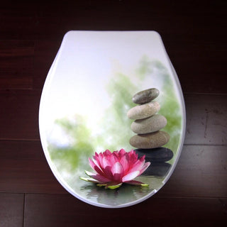 Lotus Toilet Lid Cover