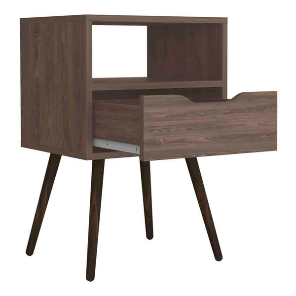 Nightstand  Fugaz, Bedroom, Dark Walnut