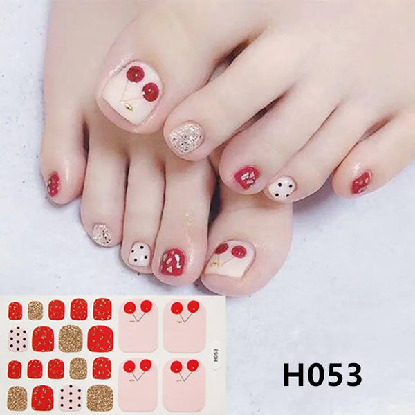 22Tips/Sheet Toenail Sticker