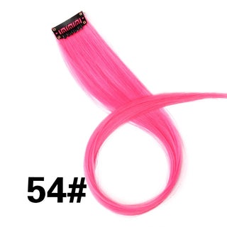 Buy 54 Alileader Clip on Hair Extension 57Color Ombre Straight Hair Extension Clip in Hairpieces High Temperature Faber Hair Pieces