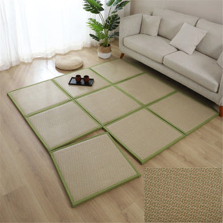 Buy 2-thickness-2-2cm Japanese Rattan Folding Mat Thick Carpet for Living Room Tatami Mat Summer Student Nap Sleeping Pad Floor Bedroom Rug Play