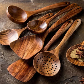 Natural Wood Tableware