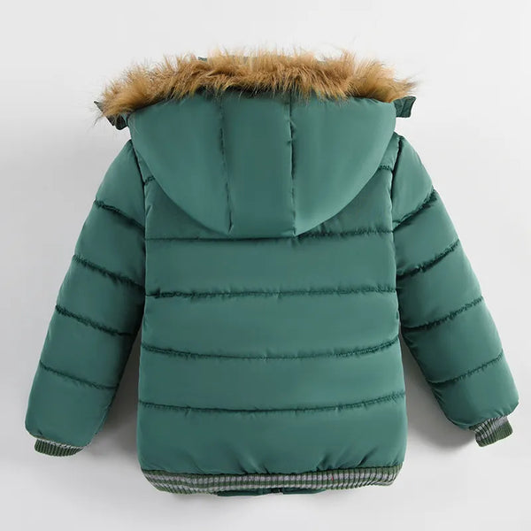 Boys Jacket for Children Coats 2023 Autumn Winter Jackets Kid Warm Hooded Zipper Outwear Coat for Boy Clothes Costume 2 3 4 5 6Y