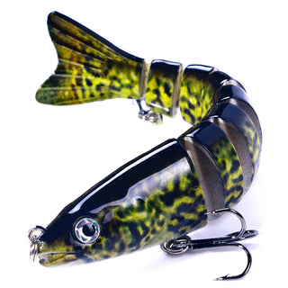 Buy 12-8cm-18g-c11 12.8cm-18g Lifelike Multi Jointed Sinking Wobblers Fishing Lures Pike Swimbait Crankbait Minnow Trout Bass Fishing Tackle Baits