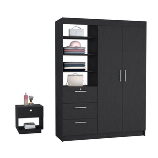 Peyton 2 Piece Bedroom Set, Black