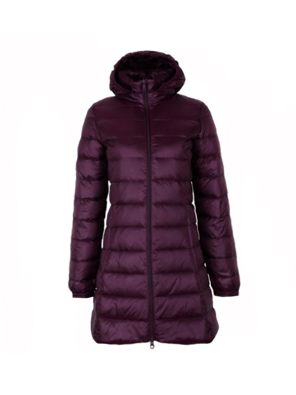 NewBang Plus 8XL 7XL Ladies Coats Long Winter Hat Detachable Down Jacket Ultra Light Down Jacket Women Hooded Female Warm Coat