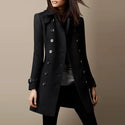 2023 New Fashion Autumn/Winter Lapel Tweed Women's Coat Hooded Niko Coat Winter Jacket Women