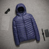 navy blue Hooded