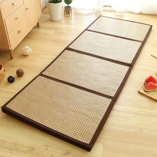 Buy a Foldable Rattan Mat, Comfortable Tatami Mattress, Yoga Sleeping Floor Mat, Foldable Tatami Flooring, 4.5cmThick Japanese Bedding