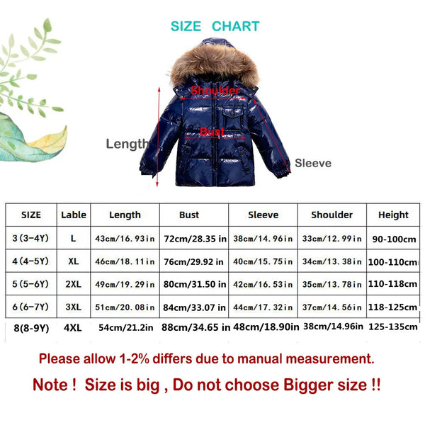 Brand Orangemom 2023 Winter Children's Clothing Jackets Coat , Kids Clothes Outerwear Coats , White Duck Down Girls Boys Jacket