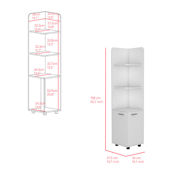 cabinet Freestanding, Kairatu, White