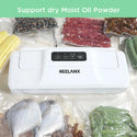 REELANX Vacuum Sealer V1 140W Automatic Vacuum Packing Machine for Food With 15pcs Bags Best Vacuum Packer Sealing Packaging