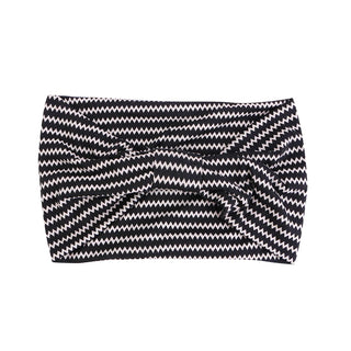 Buy 1001f-wave-black African Pattern Print Headband