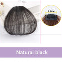 Thin 3D Air  Protein Filament Hair Bangs Straight Neat Bangs Clip in Human Hair Extensions Remy Hair Headband Hand-Made Bangs