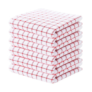 Buy rd-6pcs-33x33cm Kitinjoy 100% Cotton Kitchen Towel Soft Dishcloth Super Absorbent Kitchen Cloths Home Cleaning Scouring Towel Wash Dishes Cloth