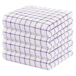 Buy vt-4pcs-38x63cm Kitinjoy 100% Cotton Kitchen Towel Soft Dishcloth Super Absorbent Kitchen Cloths Home Cleaning Scouring Towel Wash Dishes Cloth