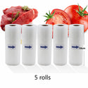 Food Vacuum Sealer Rolls Vacuum Bags Packing BPA FREE Household Kitchen Food Vacuum Bags Sealer Storage Bags 5Rolls/Lot