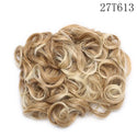 HAIRRO LARGE Comb Clip in Curly Hair Extension Synthetic Hair Pieces Chignon Women Updo Cover Hairpiece Extension Hair Bun