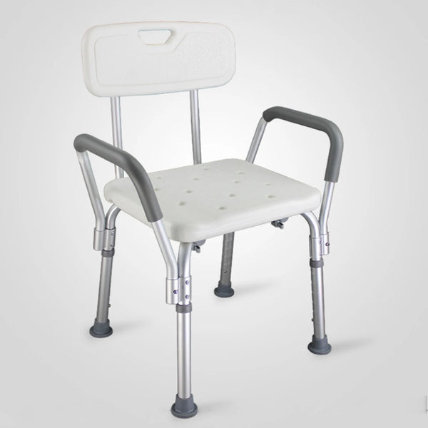 Bathroom Safety Anti-Slip Shower Chair for Elderly Pregnant Disabled Bathroom Shower Bench Adjustable Height Shower Tub Stool