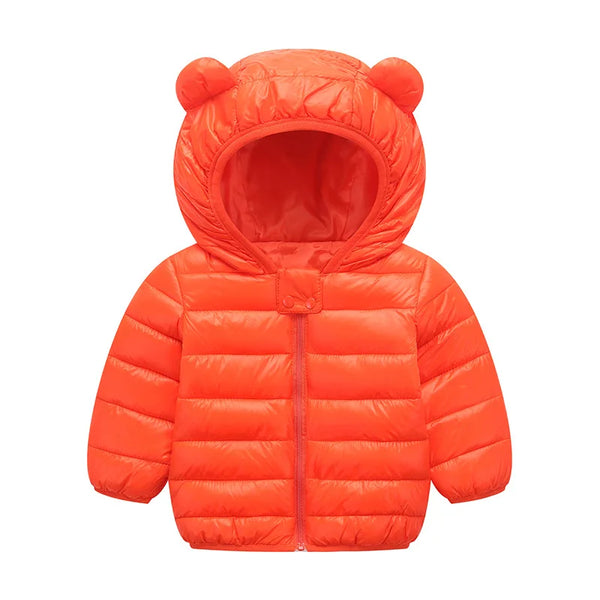 Warm Toddler Boys Jackets Autumn Winter Long Sleeve Hooded Character Pattern Children Outerwear Coats Kids Clothes