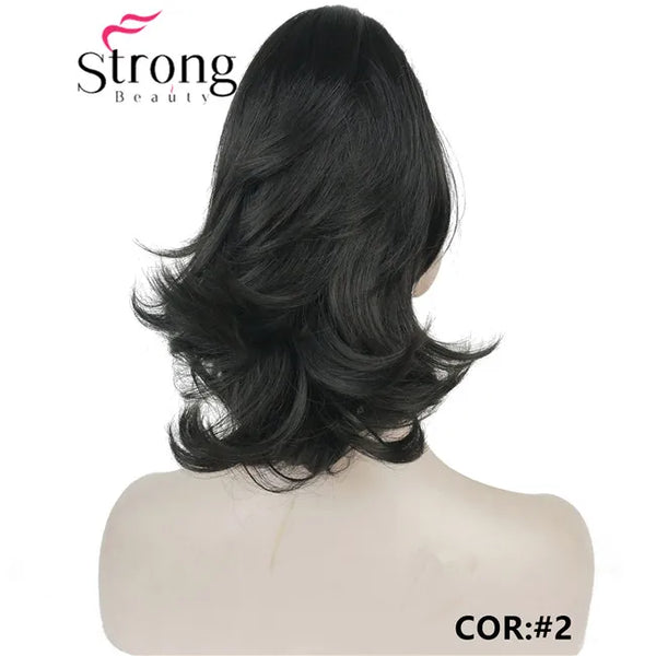 12" Dual Use Curly Styled Clip in Claw Ponytail Hair Extension Synthetic Hairpiece 125g With a Jaw/Claw Clip