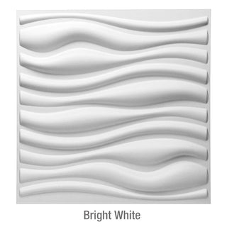 Buy i-bright-white 30x30cm  Non-Self-Adhesive 3D Wall Sticker