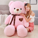 100cm Plush Toy Teddy Bear Giant  T Shirt Soft Stuffed Animals Pillow Dolls Grilfriend Kids Wife Birthday Valentines Day Decor