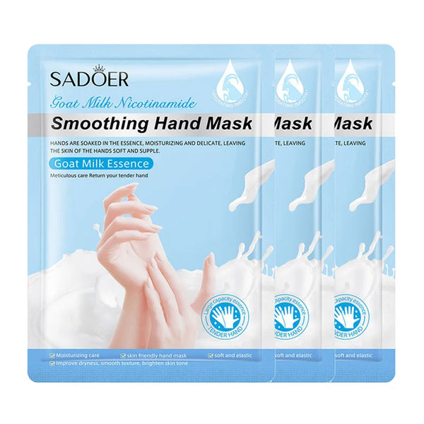 3 Pairs Moisturizing Hand Mask Hands Spa Gloves Exfoliating Hand Patches Gloves Peeling Remove Dead Remover Hands Masks