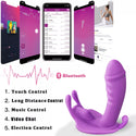 Bluetooth Female Vibrator Women's Dildo Butterfly Vibrator Sex Toys for Women APP Remote Control Anal Vibrators for Women Couple