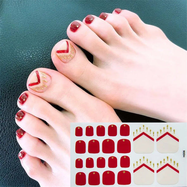 22Tips/Sheet Toenail Sticker