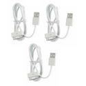 3Ft/6Ft 30-Pin USB Charger Cable Cord Compatible to Charge iPhone 4 4S iPod 4th