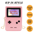 Retro 8-Bit Gamer Handbag Pink