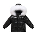 Unisex Winter Coat Down Jacket for Boys Clothes 2-14 Y Children's Clothing Thicken Outerwear & Coats With Nature Fur Parka Kids