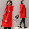 Parka Women 2022 Winter Jacket Women Coat Hooded Outwear Female Parka Thick Cotton Padded Lining Winter Female Basic Coats Z30