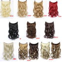 LUPU Synthetic Hair Extensions Invisible Fash Line No Clips in Hairpieces Natural Secret Wire Fake Hair High Temperture Fiber