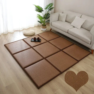 Buy style-c Folding 2cm Thickened Japanese Style Tatami Rattan Mat Sleeping Pad Summer Student Child Kindergarten Nap Floor Bedroom Mattress