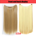 LUPU Synthetic Hair Extensions Invisible Fash Line No Clips in Hairpieces Natural Secret Wire Fake Hair High Temperture Fiber