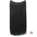 LUPU Synthetic Hair Extensions Invisible Fash Line No Clips in Hairpieces Natural Secret Wire Fake Hair High Temperture Fiber