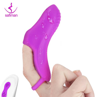 Finger Vibrator Sex Toys for Women Vaginal G-Spot Massager Clitoris Stimulator Wireless Remote Vibrators Female Adults Product