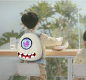 Crelander Kids School Bag With Led Screen 3D Cartoon Cute Small Monster Design Waterproof LED Kids Backpack