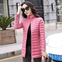 Autumn Winter Women Basic Jacket Coat Female Slim Hooded Brand Cotton Coats Casual  Female Medium-Long Jackets Jaqueta Feminina